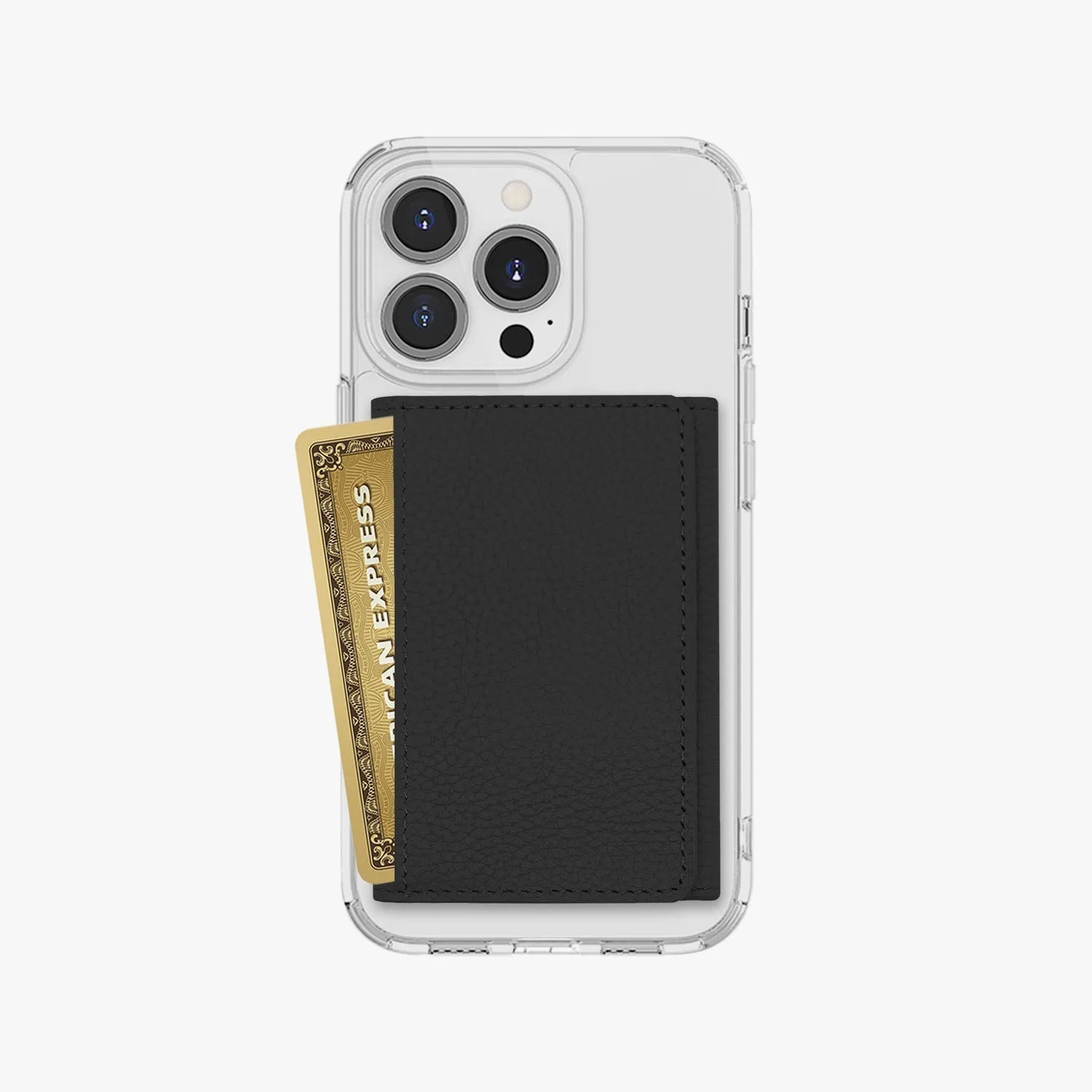 iPhone 13 HD Clear Case with MagSafe Trifold Wallet Set