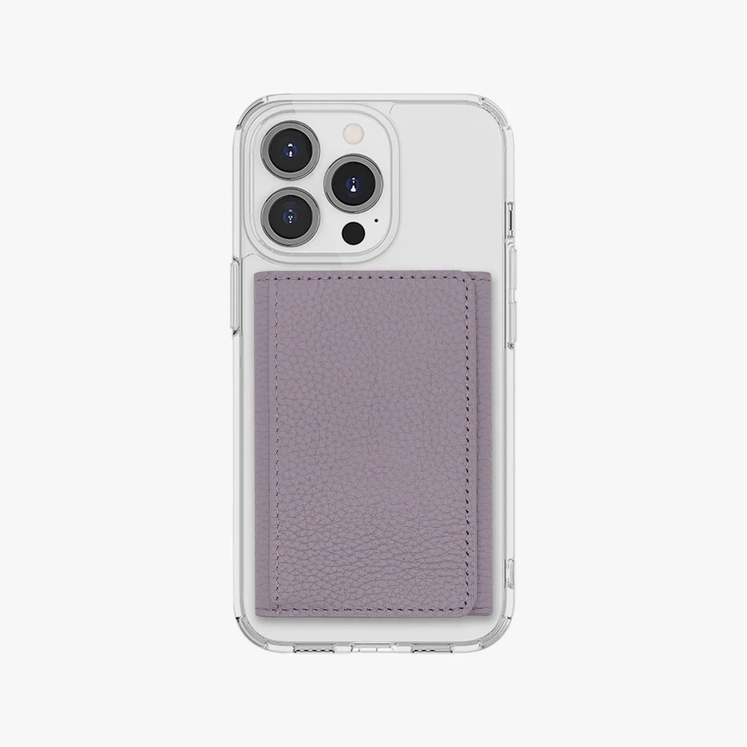 iPhone 13 HD Clear Case with MagSafe Trifold Wallet Set