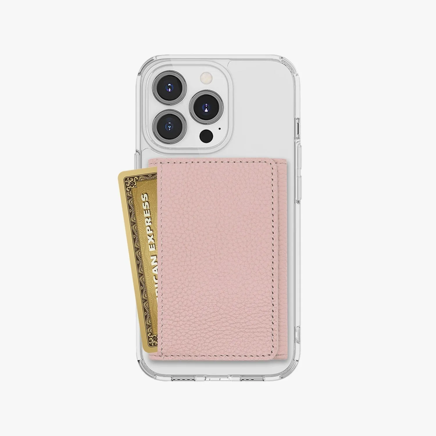 iPhone 13 HD Clear Case with MagSafe Trifold Wallet Set