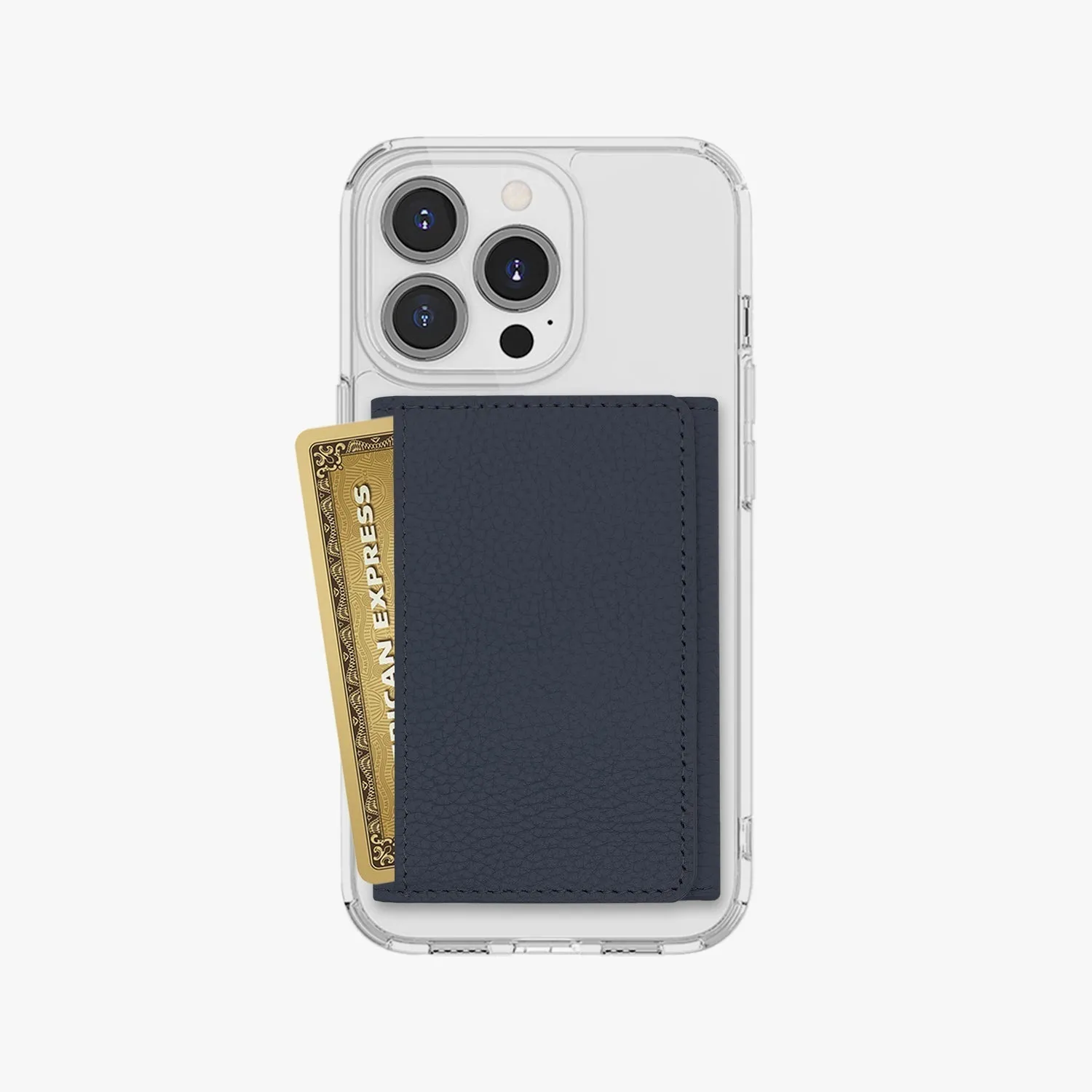 iPhone 13 HD Clear Case with MagSafe Trifold Wallet Set