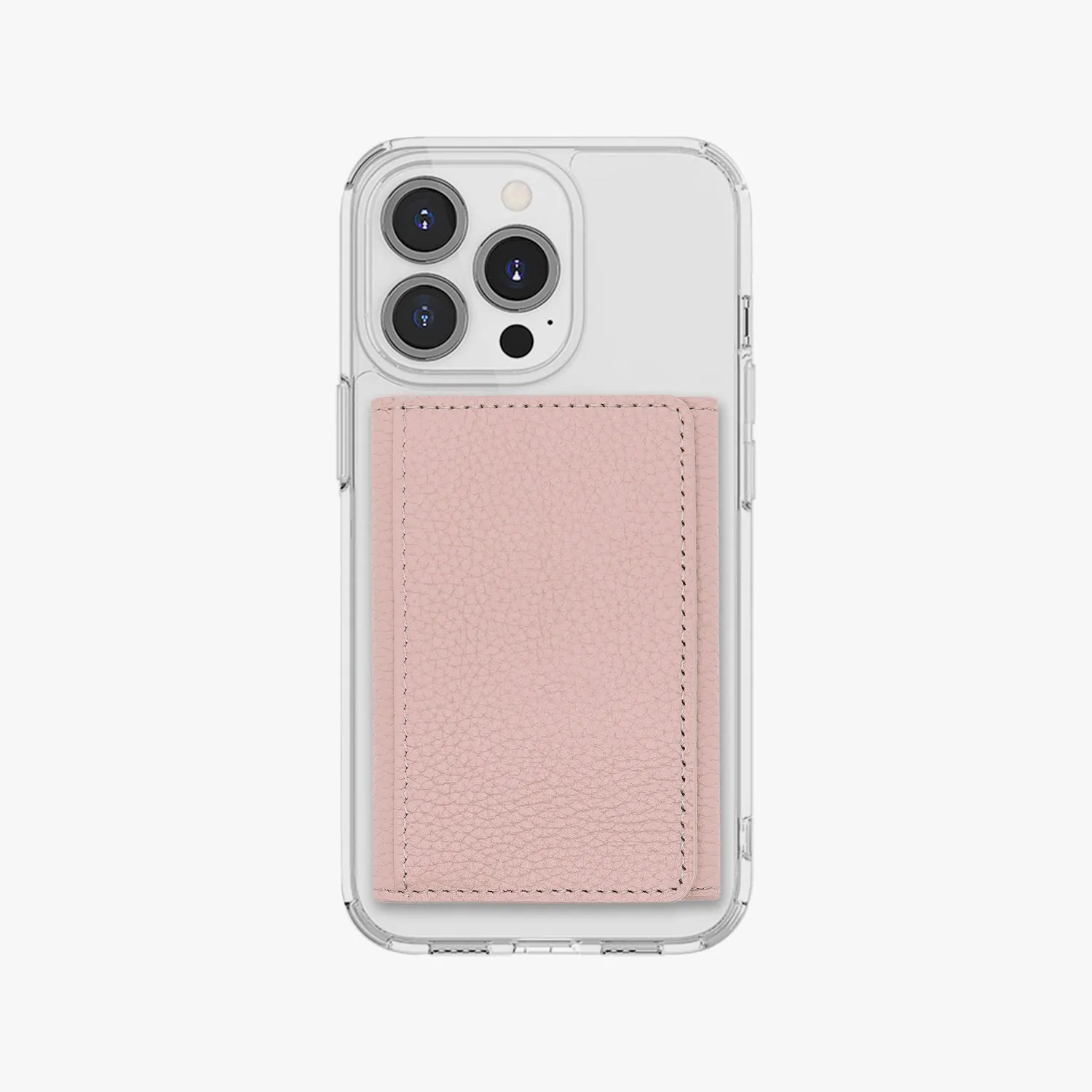 iPhone 13 HD Clear Case with MagSafe Trifold Wallet Set