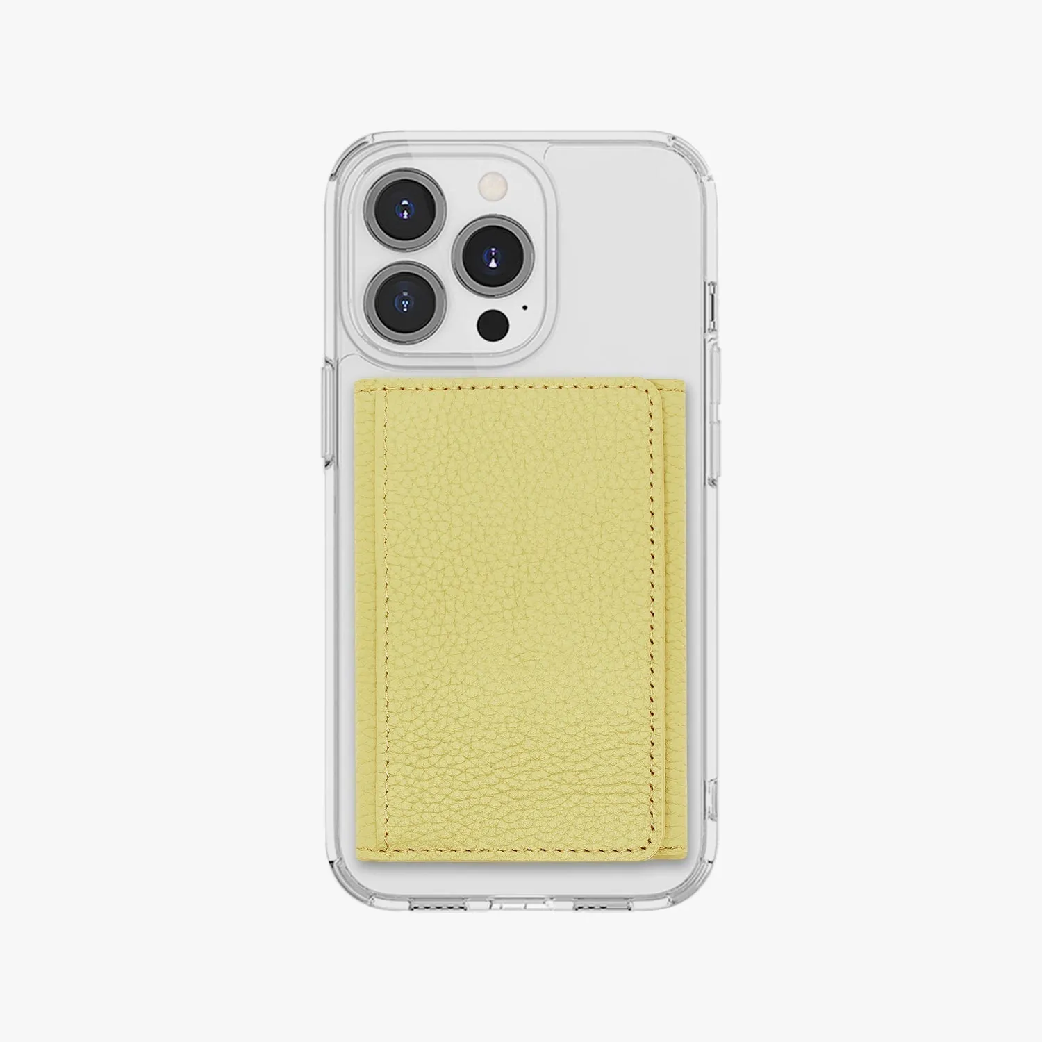 iPhone 13 HD Clear Case with MagSafe Trifold Wallet Set