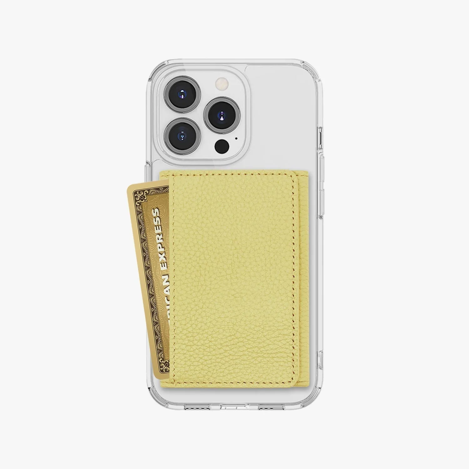 iPhone 13 HD Clear Case with MagSafe Trifold Wallet Set