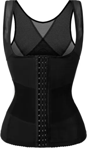 SHAPSHE Waist Trainer for Women Workout Corset Waist Cincher Shapewear Tummy Control Vest Body Shaper Invisible Girdle
