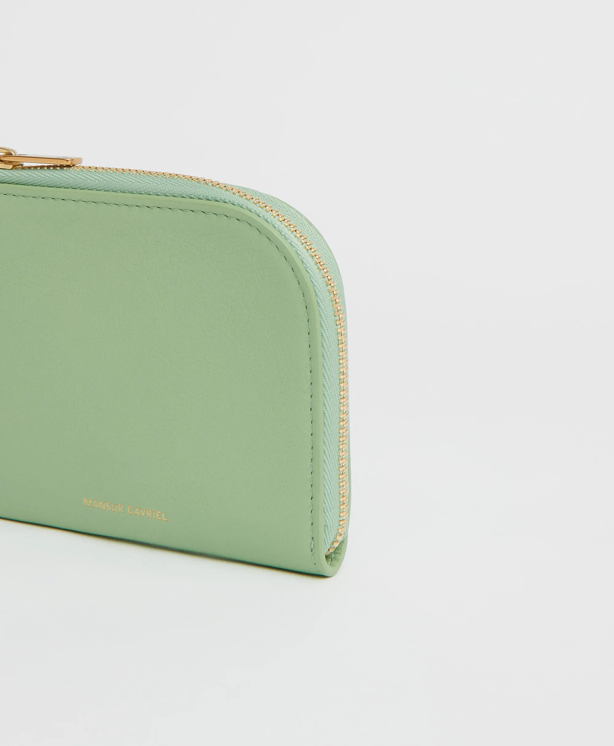 Zip Slim Wallet - Seaglass